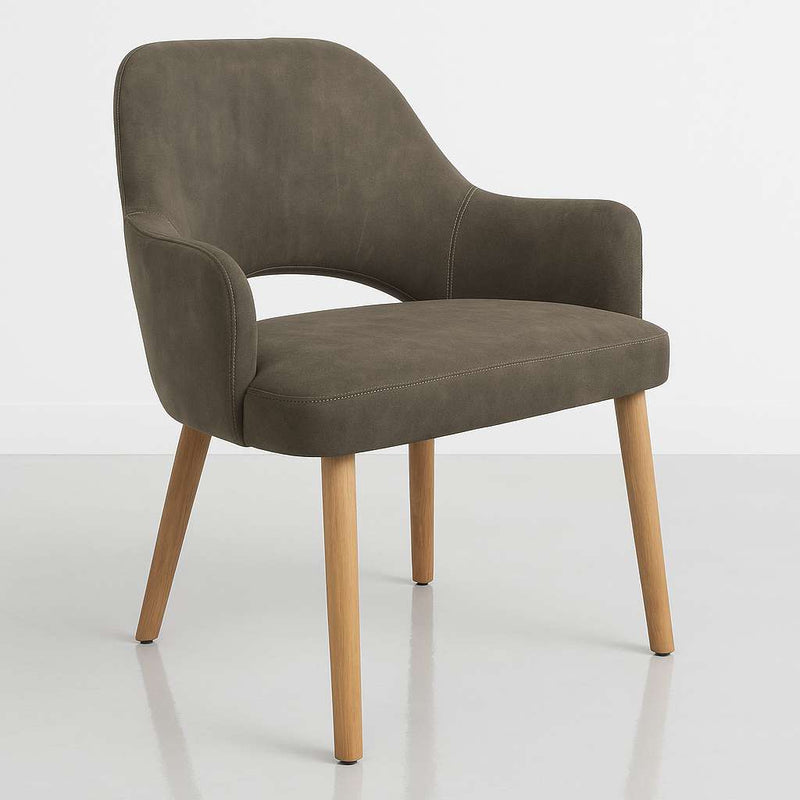 BonBon Armchair - Trojan Oak Legs