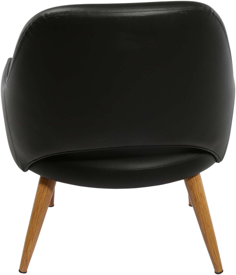 BonBon Armchair - Metal Timber Image Base - Natural Oak