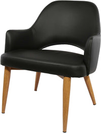 BonBon Armchair - Metal Timber Image Base - Natural Oak