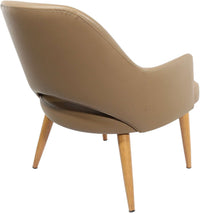 BonBon Armchair - Metal Timber Image Base - Natural Oak