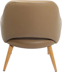 BonBon Armchair - Metal Timber Image Base - Natural Oak
