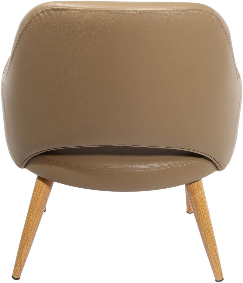 BonBon Armchair - Metal Timber Image Base - Natural Oak