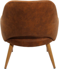 BonBon Armchair - Metal Timber Image Base - Natural Oak
