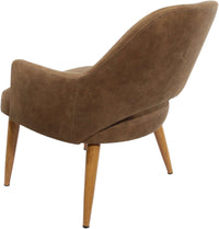 BonBon Armchair - Metal Timber Image Base - Natural Oak