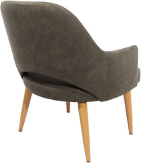 BonBon Armchair - Metal Timber Image Base - Natural Oak