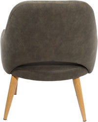 BonBon Armchair - Metal Timber Image Base - Natural Oak