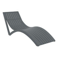 Slim Sunlounger with Cushion