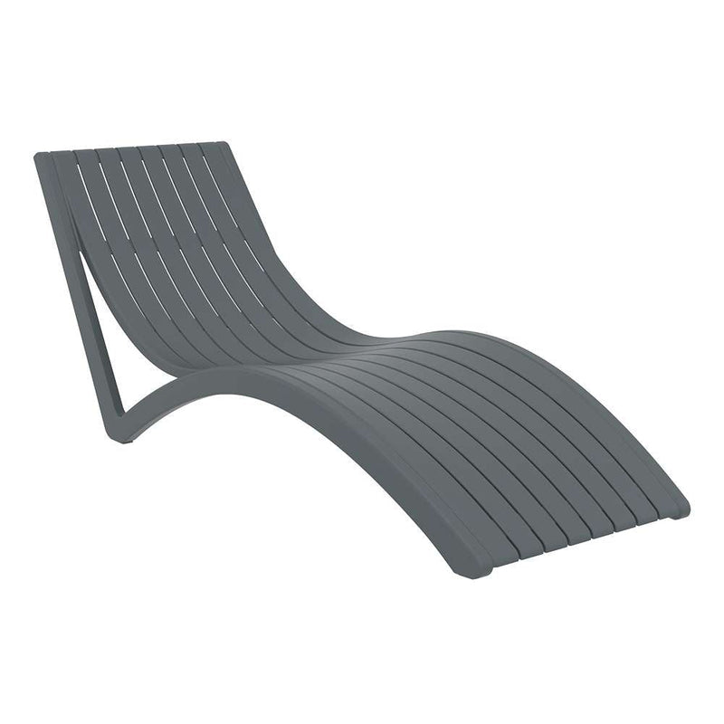 Slim Sunlounger with Cushion