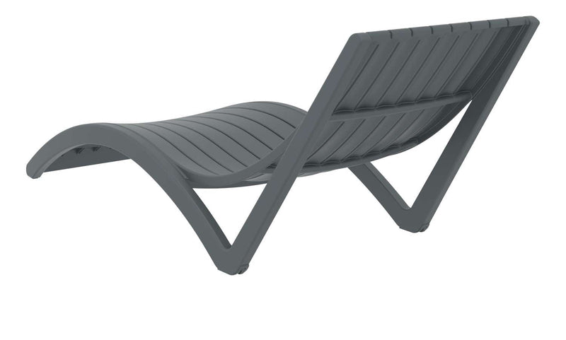 Slim Sunlounger with Cushion