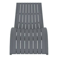 Slim Sunlounger with Cushion