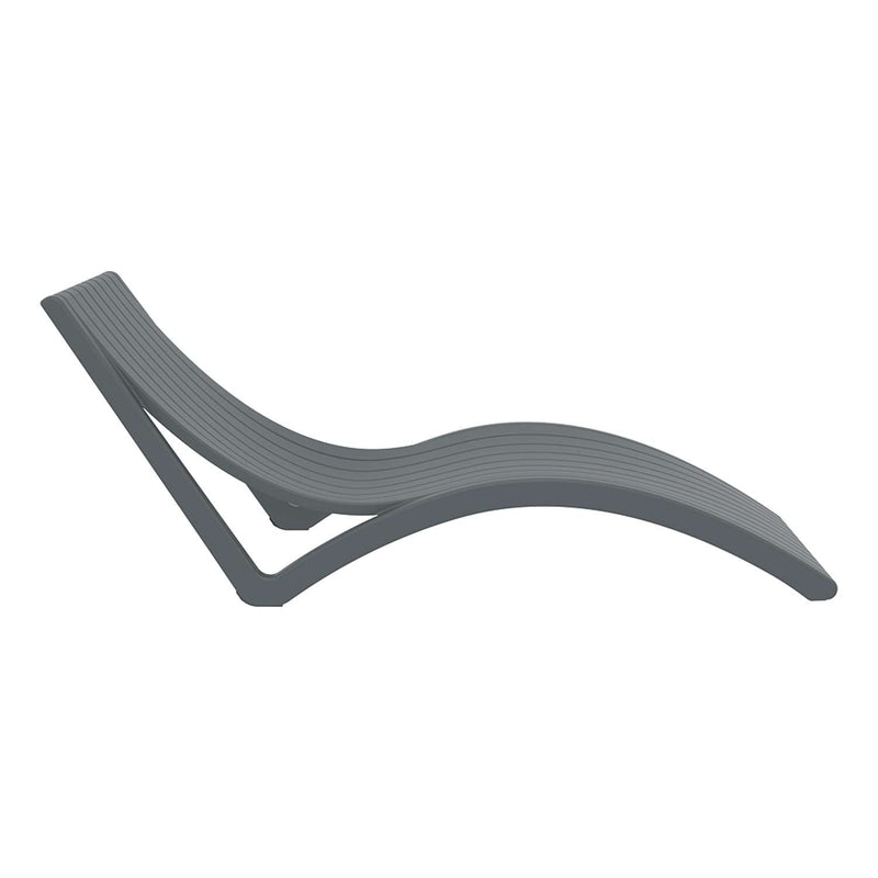 Slim Sunlounger with Cushion