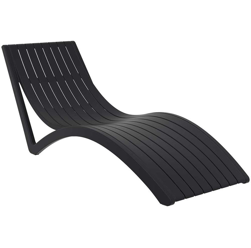Slim Sunlounger with Cushion