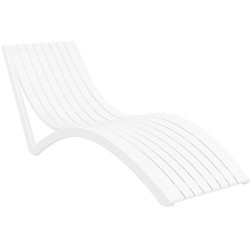 Slim Sunlounger with Cushion