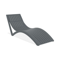 Slim Sunlounger with Cushion