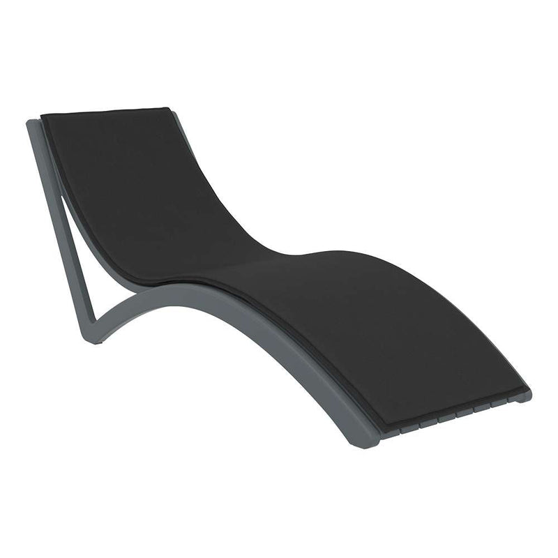 Slim Sunlounger with Cushion
