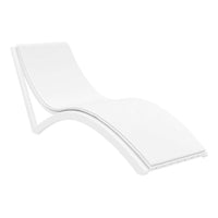 Slim Sunlounger with Cushion