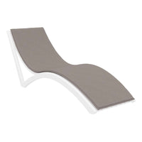 Slim Sunlounger with Cushion