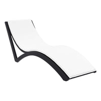 Slim Sunlounger with Cushion