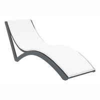 Slim Sunlounger with Cushion