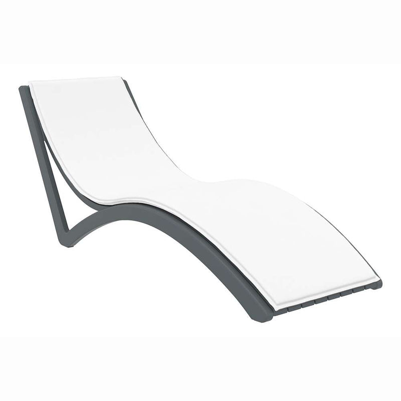 Slim Sunlounger with Cushion