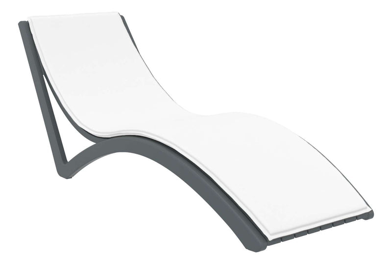 Slim Sunlounger with Cushion