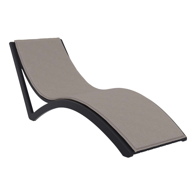 Slim Sunlounger with Cushion