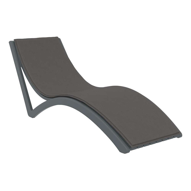 Slim Sunlounger with Cushion