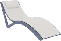 Slim Sunlounger with Cushion