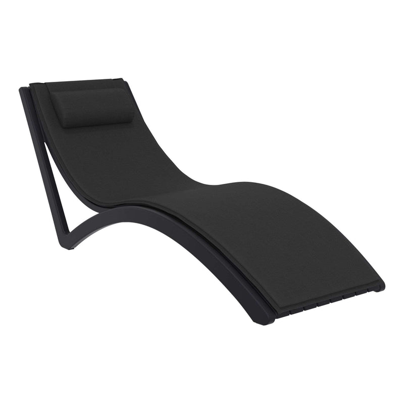 Slim Sunlounger with Cushion