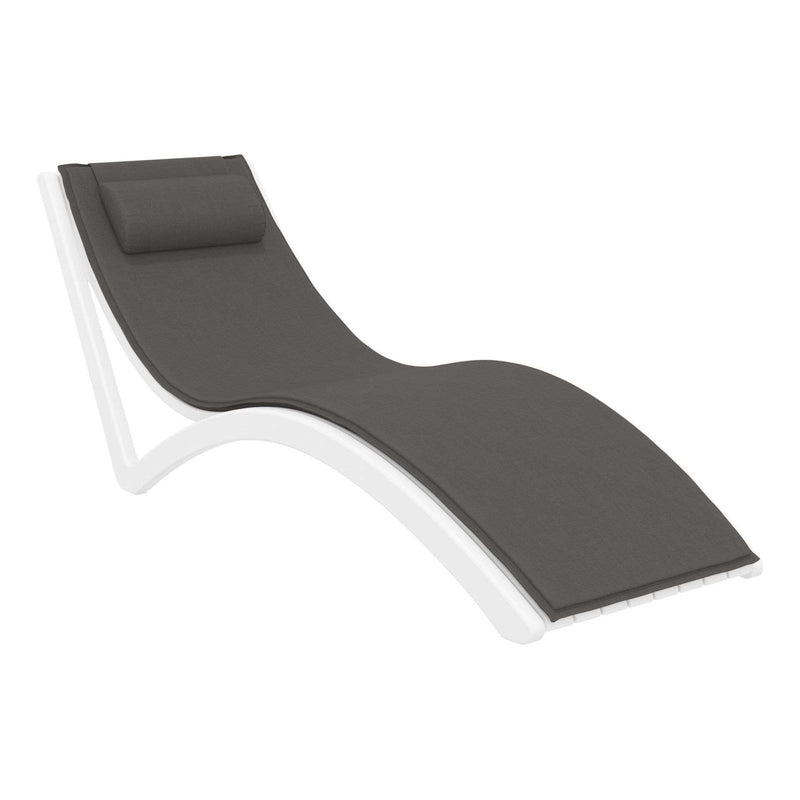 Slim Sunlounger with Cushion