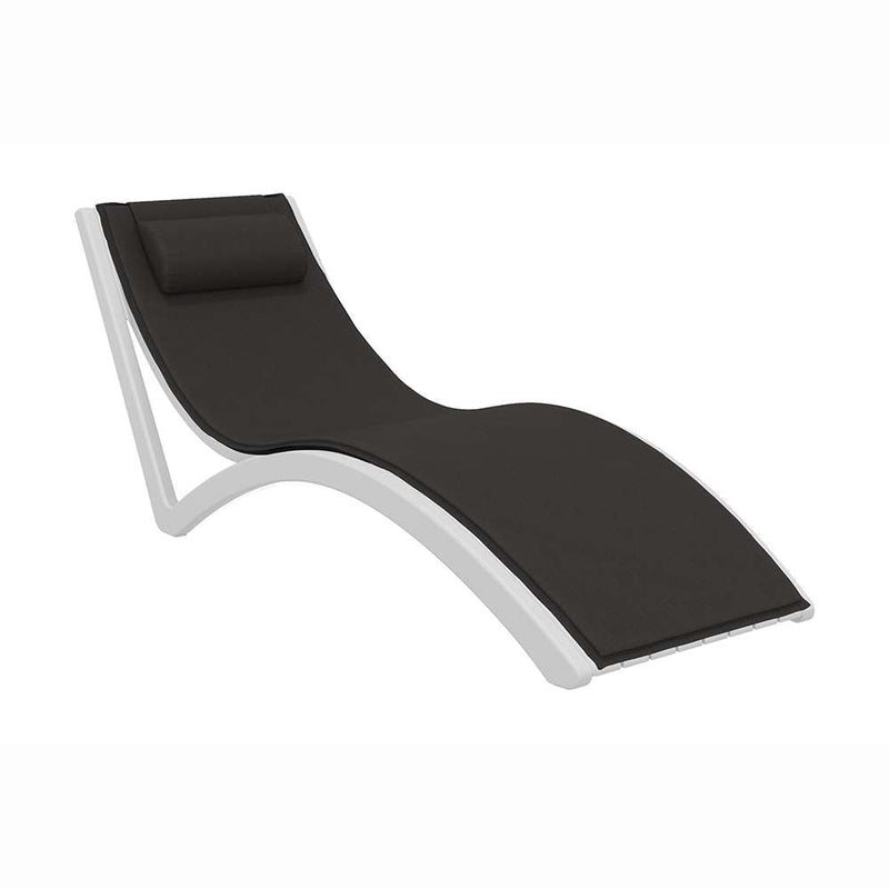 Slim Sunlounger with Cushion