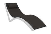 Slim Sunlounger with Cushion