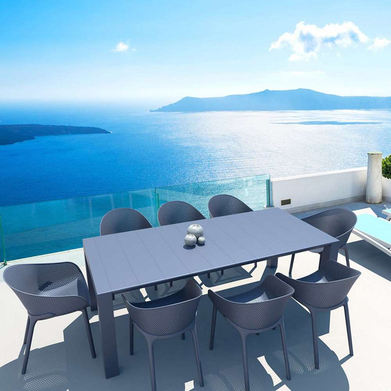 Vegas Outdoor 8 Seater Sky Pro Chair Setting