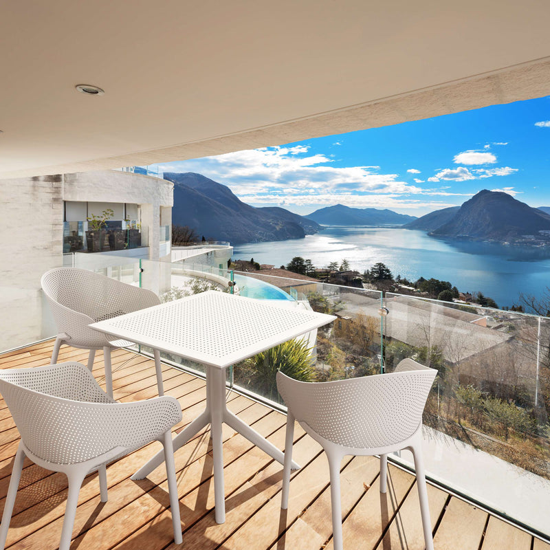 Sky Pro 3 Seat Outdoor Table Setting