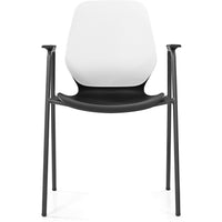 Kaleido Chair With Black 4-Leg Frame With Arms