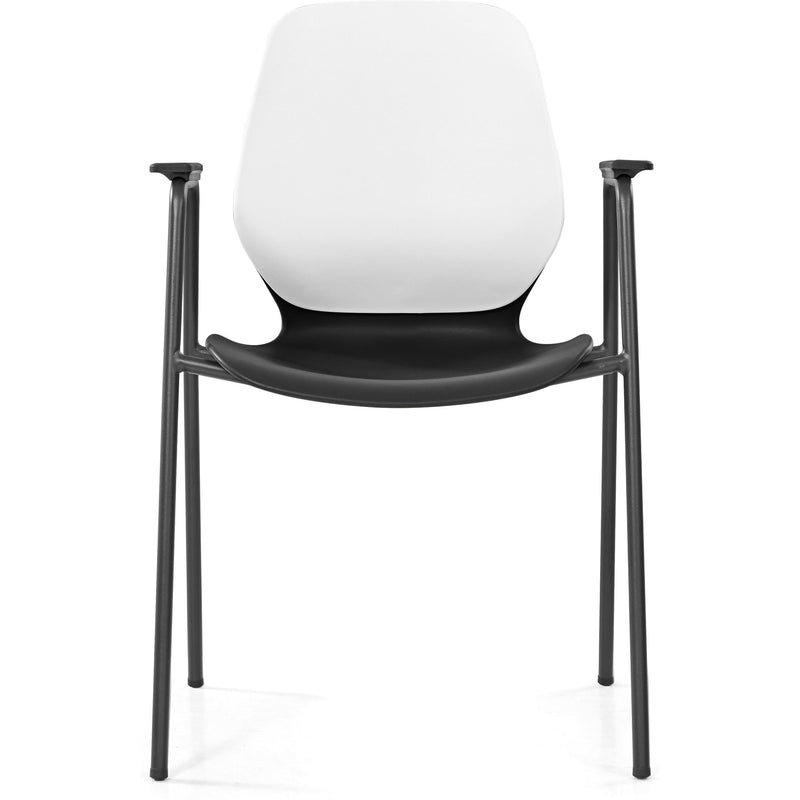 Kaleido Chair With Black 4-Leg Frame With Arms