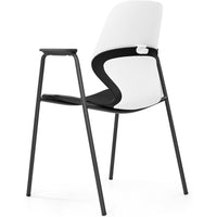 Kaleido Chair With Black 4-Leg Frame With Arms