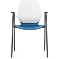 Kaleido Chair With Black 4-Leg Frame With Arms