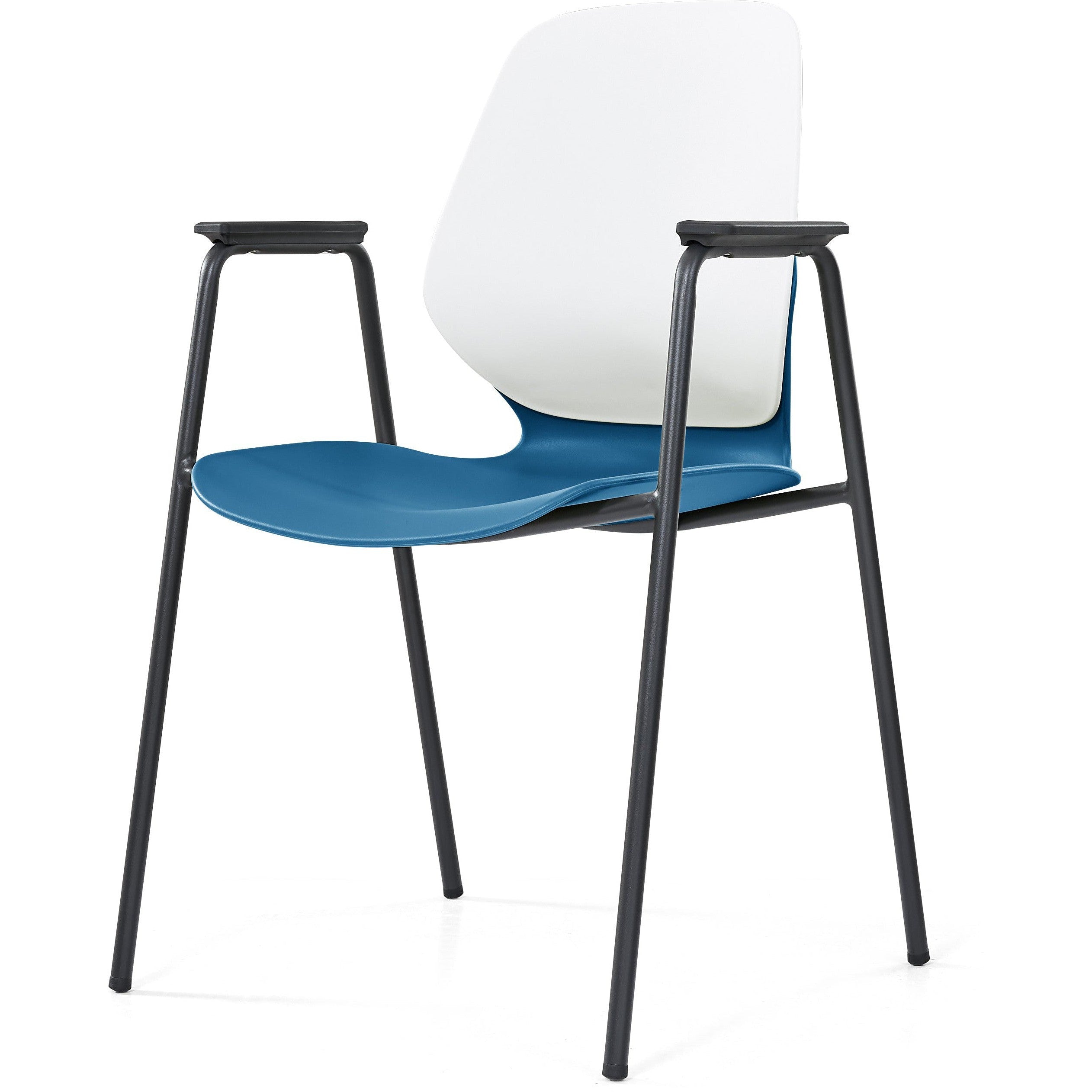 Kaleido Chair With Black 4-Leg Frame With Arms-Elite Office Furniture