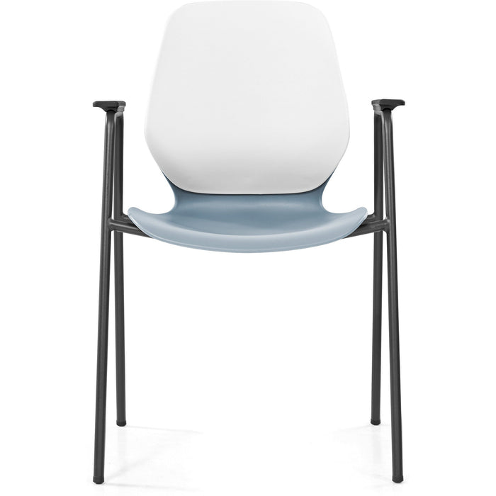 Kaleido Chair With Black 4-Leg Frame With Arms