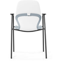Kaleido Chair With Black 4-Leg Frame With Arms