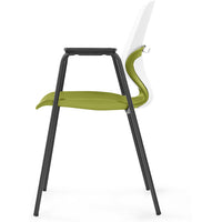 Kaleido Chair With Black 4-Leg Frame With Arms