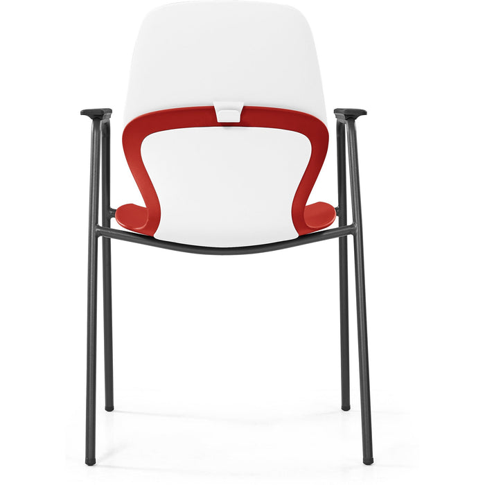Kaleido Chair With Black 4-Leg Frame With Arms