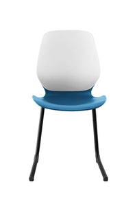 Kaleido Chair With Black Reverse Cantilever Legs