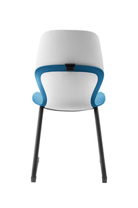 Kaleido Chair With Black Reverse Cantilever Legs