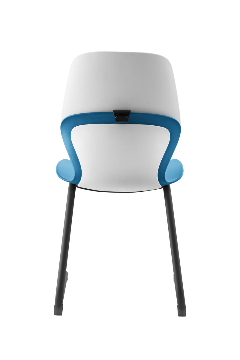 Kaleido Chair With Black Reverse Cantilever Legs