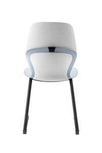 Kaleido Chair With Black Reverse Cantilever Legs