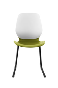 Kaleido Chair With Black Reverse Cantilever Legs