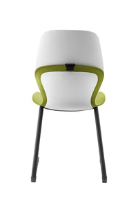 Kaleido Chair With Black Reverse Cantilever Legs
