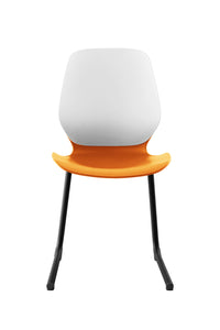 Kaleido Chair With Black Reverse Cantilever Legs